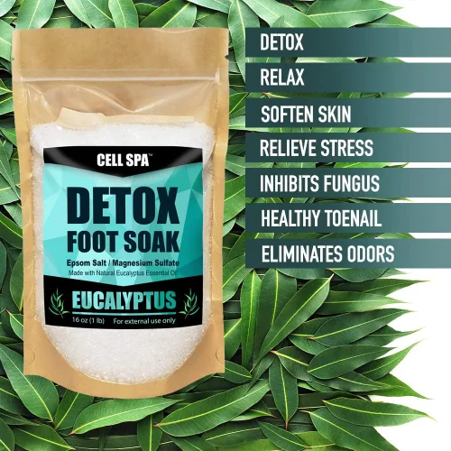 Vista 6 de Pantalla LCD digital Detox Ion Ionic Aqua Foot Bath Spa Chi Cleanse Fir Belt (Eucalyptus)