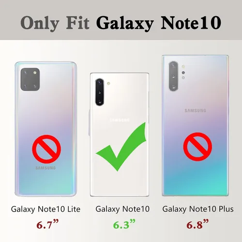 Vista 2 de Funda para Samsung Galaxy Note 10 con ranura para tarjeta de crédito TPU suave TPU silicona resistente a los arañazos delgada ranura para tarjeta