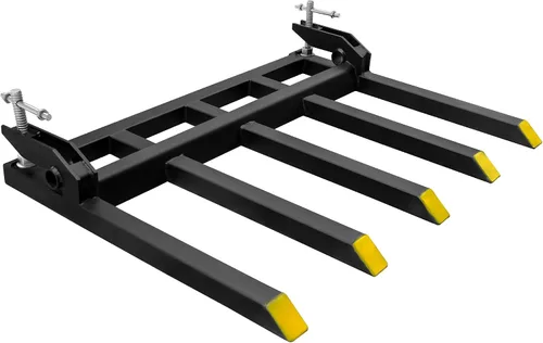 Vista 10 de YITAMOTOR Horquillas de Escombros con Abrazadera para Cucharón de 48", Horquilla de Palé de Servicio Pesado con Capacidad de 2500 lbs Compatible