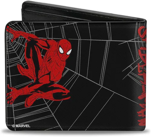 Vista 2 de Buckle-Down Ultimate Wallet Spider-Man Graffiti Action Pose