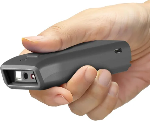 Vista 7 de NetumScan Mini QR Bluetooth escáner de código de barras, 3 en 1, lector de código de barras inalámbrico automático 1D 2D para inventario, escáner