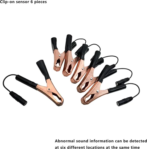 Vista 15 de ZKTOOL Kit de estetoscopio electrónico de chasis con auriculares, estetoscopio electrónico automotriz, juego de herramientas de prueba de sonido