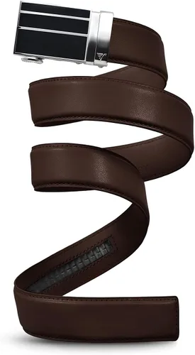 Vista 9 de Mission Belt Cinturón de trinquete de cuero para hombre, colección 3Bar