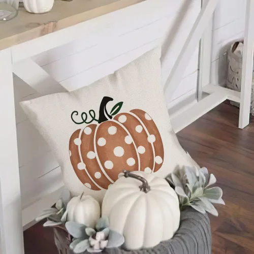 Vista 2 de GEEORY Fundas de almohada de otoño de 16 x 16 pulgadas, fundas de almohada decorativas para sofá y sofá G0114-16