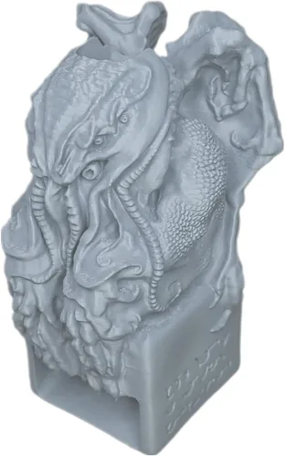 Vista 2 de Torre de dados temida Cthulhu (Torre, gris)