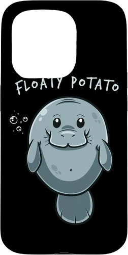 Vista 14 de Flaoty Potato Manatee Funny Manati Manatee Chubby Mermaid Case for iPhone 17