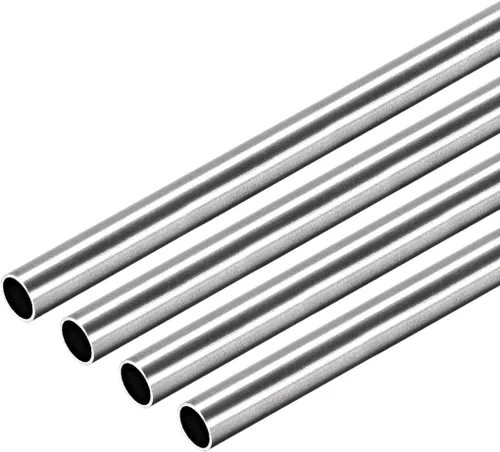 Vista 8 de uxcell Tubo redondo de acero inoxidable 304 0.236 in OD 0.008 in espesor de pared 9.843 in de longitud Tubo recto sin costura 4 piezas