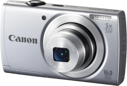 Vista 3 de Cámara digital PowerShot A2500 16.0 Megapíxeles con zoom óptico de 5x y grabación de video HD 720p. plateado
