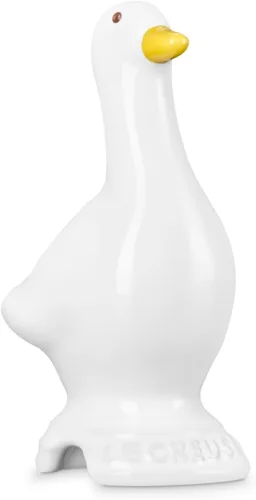 Vista 14 de Le Creuset chimenea de cerámica con forma de ave para pastel, Cereza Cerise
