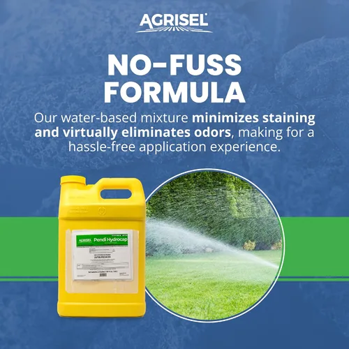 Vista 3 de Agrisel Pendi Hydrocap - Herbicida con fórmula pre-emergente, eficaz en más de 40 hierbas y hierbas de hoja ancha, sin manchas, se mezcla