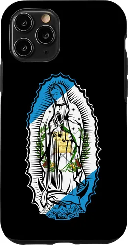 Vista 27 de Funda para iPhone 16 Virgen de Guadalupe con bandera de Guatemala