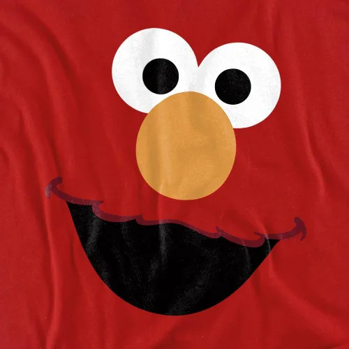 Vista 2 de Colección de caras de personajes de Plaza Sésamo, camiseta para niños pequeños y niñas
