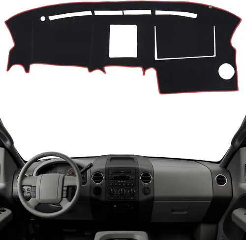 Vista 10 de Cubierta de Salpicadero Alfombrilla de Tablero Compatible con Ford F-150 2014-2009 (Sin Modelos HUD), Alfombrilla Antirreflejos para Salpicadero