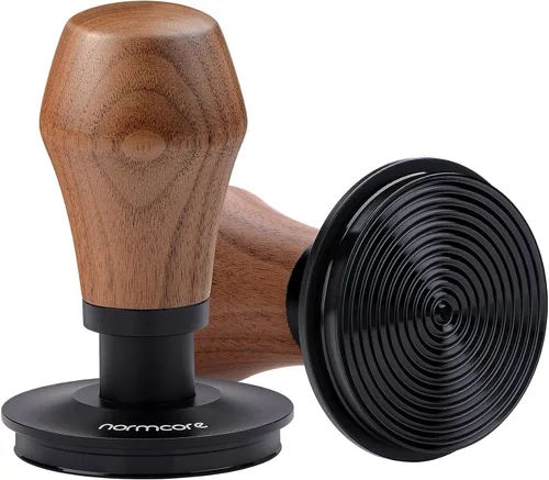 Vista 12 de Normcore Tamper para Espresso de 51 mm con base ondulada - Tamper con resorte - Muelles de repuesto de 15 lb / 25 lb / 30 lb - Mango y soporte