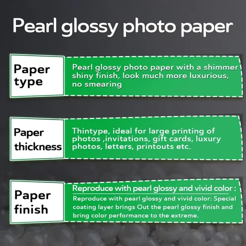 Vista 8 de Koala Pearl - Papel fotográfico fino brillante de 8.5 x 11 pulgadas, 40 hojas de 30 libras, brillante para bolsas de chips de bricolaje, compatible