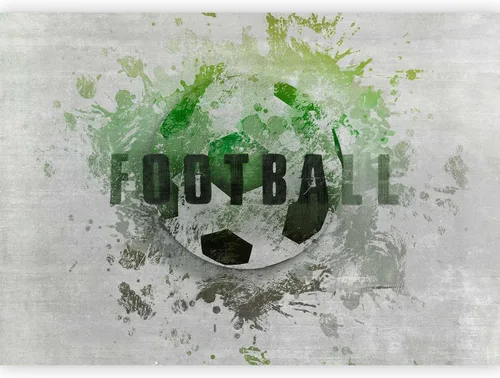 Vista 28 de artgeist Mural de pared Fútbol de 77 x 55 pulgadas, papel tapiz autoadhesivo extraíble, gran calcomanía, decoración de pared, diseño de imagen