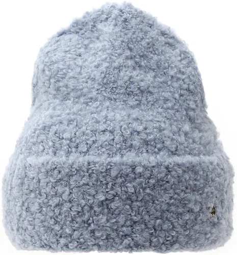 Vista 3 de UNDERCONTROL Gold Circle Label Unisex Otoño Invierno Boucle Lana Mixta Cálido Puños Rollup Beanie Corea Knit Skull Ski Sombrero