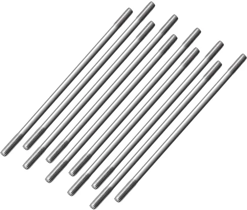 Vista 13 de uxcell M3x25mm Conector Varilla de Acero Inoxidable Varillaje de Varilla, para RC Barco, Coche, Avión, Helicóptero, 10pcs