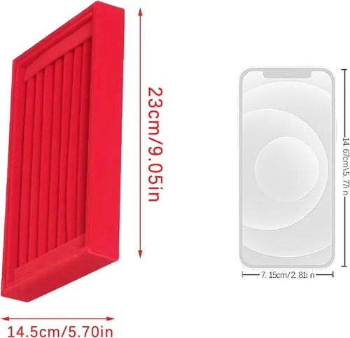 Vista 3 de Caja de joyería organizadora para mujeres y niñas, caja completa, aretes, bandeja de joyería, anillo de terciopelo, caja de joyería, caja
