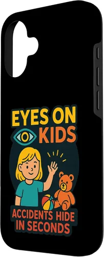 Vista 2 de Eyes on Kids Child Safety Gift for Moms, Granny, Grandad Case for iPhone 16
