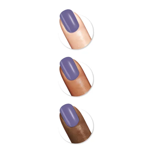 Vista 162 de Sally Hansen Xtreme Wear Esmalte de uñas sin rayas, acabado brillante, duradero, resistente a las astillas, transparente, color de uñas plateado 130