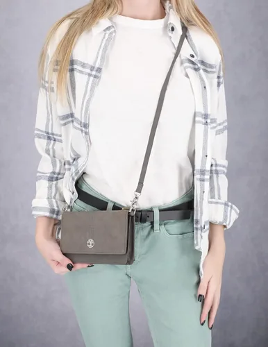 Vista 4 de Timberland Bolso bandolera de cuero RFID