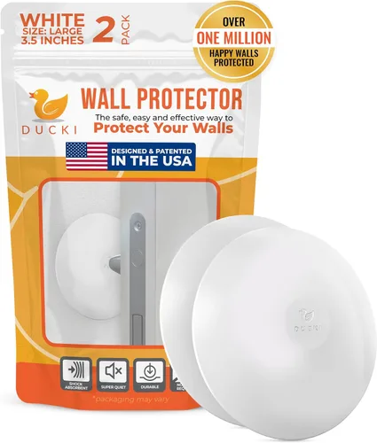 Vista 11 de Tapones de puerta protectores de pared de 1.5 pulgadas, reutilizables