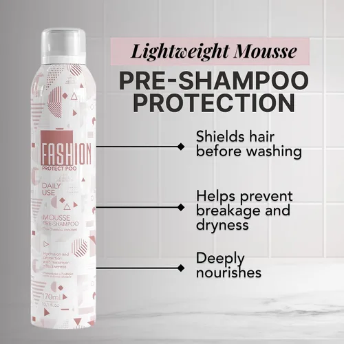 Vista 2 de Fashion Gold Pre-SHAMPOO - Mousse 5.7 fl oz / Protect Poo