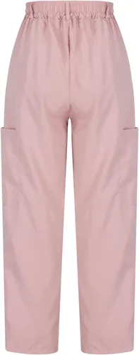Vista 6 de oelaio Pantalones cargo para mujer, cintura alta, ropa de calle, con bolsillo, pantalones de paracaídas, pantalones holgados casuales, ropa de calle