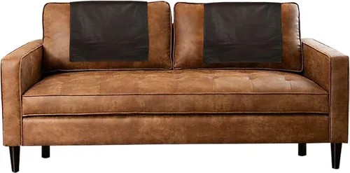 Vista 24 de LL LEATHER LOVERS Funda de cuero para reposacabezas de silla reclinable, sofá, sofá biplaza, protector de muebles, funda para asiento de teatro