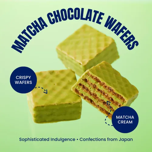 Vista 2 de Obleas de chocolate "Matcha" de ROYCE