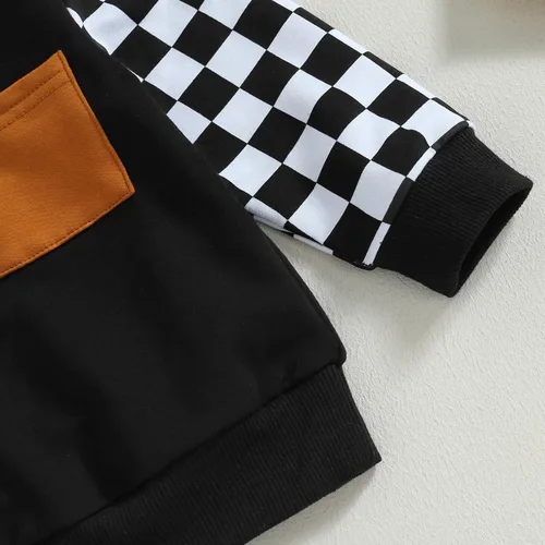 Vista 5 de Lesimsam Conjunto de sudadera de manga larga para bebé niño y niña, para otoño e invierno