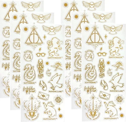 Vista 6 de Paper House Productions Harry Potter - Hoja de calcomanías con efecto esmaltado brillante para manualidades, álbumes de recortes y coleccionismo