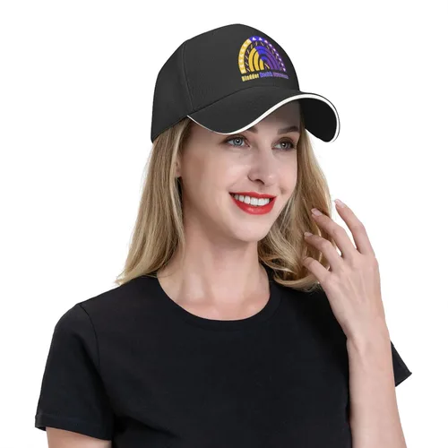 Vista 7 de Awareness - Gorra de béisbol arcoíris para hombres y mujeres, para deportes al aire libre, ajustable, ala plana