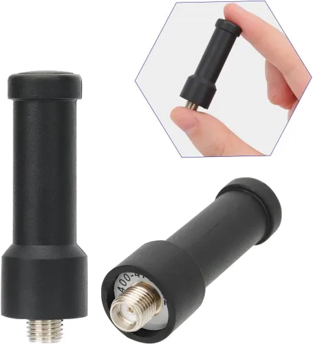 Vista 6 de BaoFeng Stubby Antena UHF 400-470MHz Antena de radio jamón de repuesto Walkie Talkie SMA hembra compatible con BaoFeng BF-F8HP BF-888S UV-5R AR-5RM