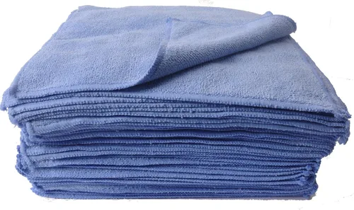 Vista 2 de Toallas de limpieza de microfibra ultra absorbentes, 350 GSM, sin pelusas, reutilizables, sin rayas para el hogar, automóvil, vidrio, detalles