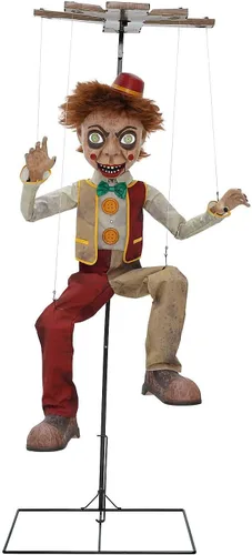 Vista 4 de Spirit Halloween Cuerdas Bobby de 7 pies y 7 pulgadas Animatronic, Multicolor