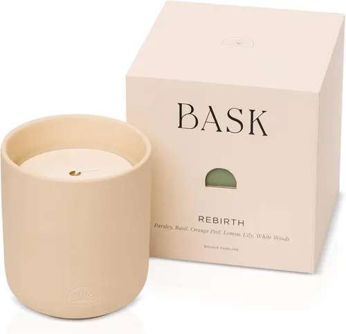 Vista 10 de Bask - Velas relajantes para el hogar - Velas perfumadas - Velas de invierno - Regalos para mujeres y hombres - Fragancia: consciente