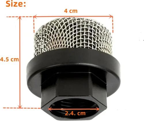 Vista 5 de ZLIANGQ 246385 - Filtro de entrada de manguera de 7/8 pulgadas para pistolas de pintura sin aire Graco Ultra 390 395 495, compatible con bombas