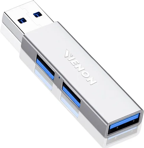 Vista 7 de USB 3.0 Hub, VIENON Aluminium 3-Port USB Hub USB Splitter USB Expander for Laptop, Xbox, Flash Drive, HDD, Console, Printer, Camera,Keyborad, Mouse