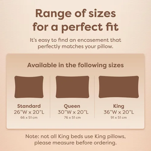 Vista 6 de Juego de 2 protectores de almohada Sleep Defense System con cierre, hipoalergénicos, impermeables, a prueba de chinches y antiácaros , Poliéster &