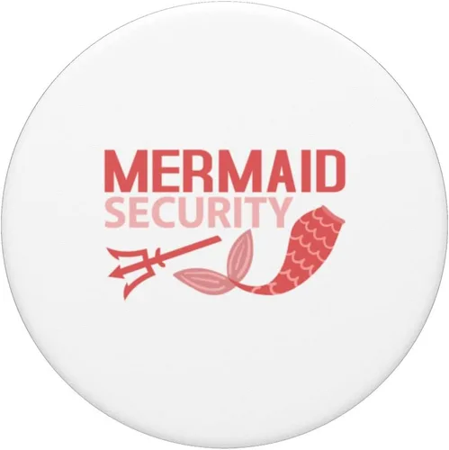Vista 3 de Camiseta de sirena de seguridad con plancha de sirena PopSockets intercambiables PopGrip
