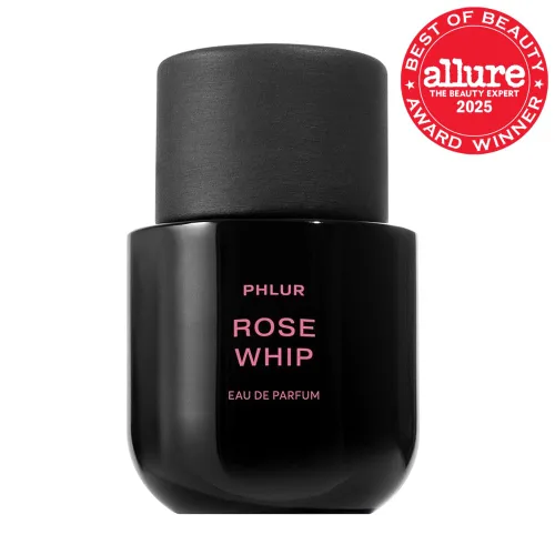 Vista 2 de PHLUR Rose Whip Eau de Parfum – Perfume de tamaño completo – Perfume floral afrutado con rosa, grosella negra, pimienta rosa, nuez moscada, madera