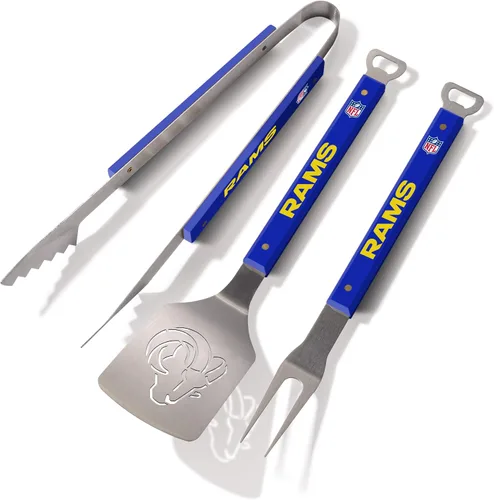 Vista 8 de YouTheFan NFL Spirit Series - Juego de barbacoa de 3 piezas
