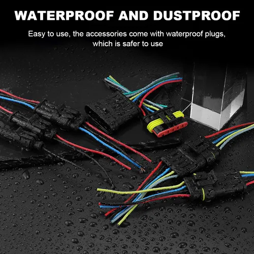 Vista 3 de 708 unidades, 43 kits de conectores de cable impermeables, kit de conectores eléctricos automotrices, terminales de enchufe para automóvil
