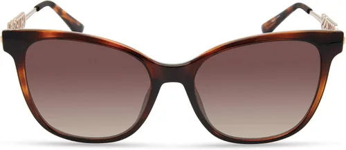 Vista 2 de GUESS Gafas de sol cuadradas con logotipo de metal para mujer