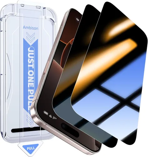 Vista 13 de Ambison Paquete de 1 protector de pantalla mate para iPhone 17 Air de 6.5 pulgadas 2025, antirreflejos y antihuellas dactilares, grado militar