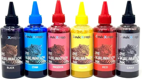 Vista 2 de Tinta de sublimación de tinte 6x100ml para impresora Epson Expression XP-15000