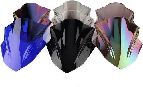 Vista 2 de FSFY - Deflector de parabrisas de motocicleta con doble burbuja para Kawasaki EX300 Ninja 300 250 2013-2017, transparente