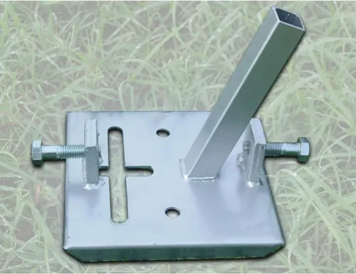 Vista 2 de Boss Buck Deluxe - Almohadilla de pie versátil y estable de acero duradero para alimentador de juegos, tuerca y perno de 1/2 pulgada incluidos